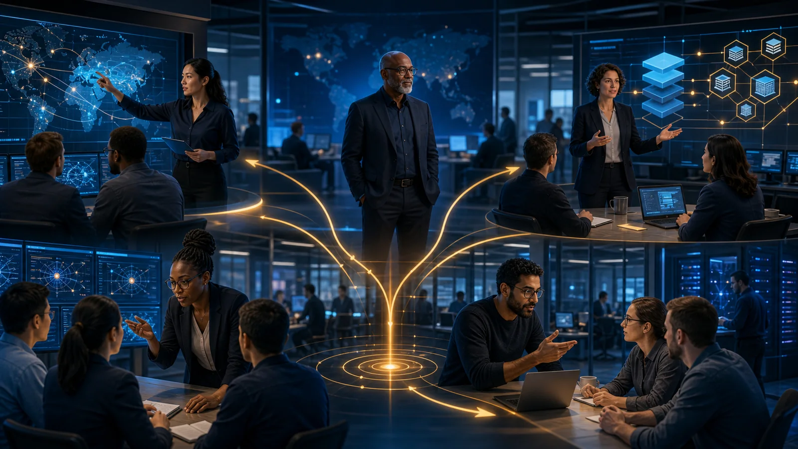 An experienced cybersecurity leader enables several professionals to lead independent teams across security operations, architecture, governance and engineering.